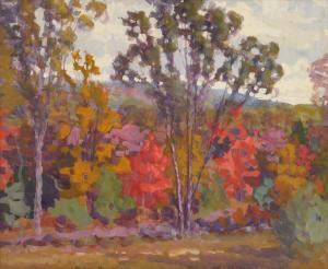 SPIERS Harry 1869-1934,Fall Landscape- Madison, NH,1935,Rachel Davis US 2023-10-21
