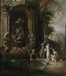 SPILLENBERGER Johann 1628-1679,Zwei Frauen mit einem Kind,Palais Dorotheum AT 2010-06-22