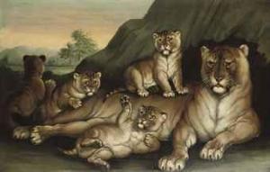 SPILSBURY W,A lioness and her cubs,Christie's GB 2011-03-22