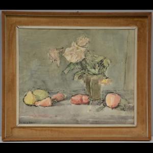 SPINACI Giorgio 1904-1975,Vaso con fiori e frutta,Il Ponte Casa D'aste Srl IT 2018-02-19
