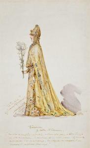 SPINDLER Walter E 1878-1940,Deux études de costumes po,1890,Artcurial | Briest - Poulain - F. Tajan 2011-10-10