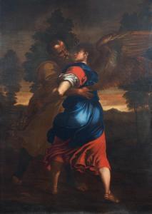 SPINELLI Giovan Battista 1630-1660,Giacobbe e l'angelo,Blindarte IT 2023-11-30