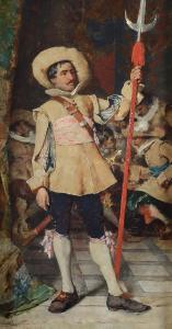 SPINETTI Mario 1842-1909,Alabardiere,1881,Galleria Pananti Casa d'Aste IT 2023-04-21