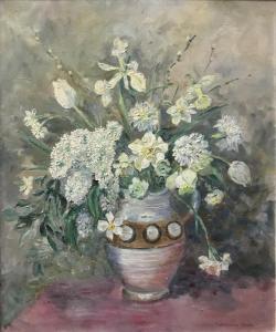 Spink Catherine 1900,Still life with spring flowers in a jug,Andrew Smith and Son GB 2018-03-27