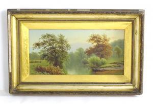 SPINKS Thomas 1872-1907,A wooded river landscape,20th century,Claydon Auctioneers UK 2022-08-28