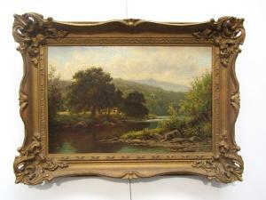 SPINKS Thomas 1872-1907,river & landscape scenes,TW Gaze GB 2021-09-16