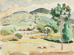 SPIRO Eugen 1874-1972,Landscape,1945,Nagel DE 2024-02-07