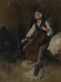 SPITZER Emanuel 1844-1919,Trost in der Musik,1891,Wendl DE 2019-02-28