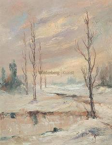 SPITZER Karl Philipp 1887-1959,Winterliche Landschaft bei Speyer, im Hintergru,1959,Winterberg Arno 2017-05-13