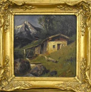 SPLITGERBER August Karl Martin 1844-1918,Berghütte,Scheublein Art & Auktionen DE 2022-05-13