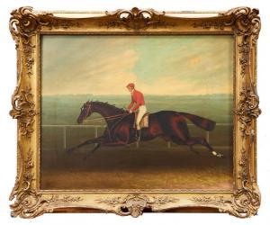 SPODE Samuel 1825-1858,a racehorse and jockey before the rails,Reeman Dansie GB 2019-09-24