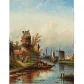 SPOHLER Jacob Jan Coenraad 1837-1923,a view of buiksloot near amsterdam,Sotheby's GB 2005-04-19