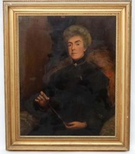 spong annie e 1870-1957,Portrait, Frances Elizabeth Spong,1870,Dickins GB 2017-02-03