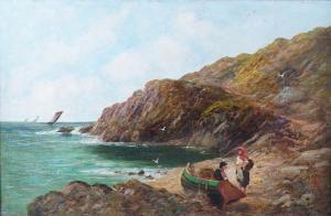 SPOONER Arthur 1873-1962,Fisherfolk on the shore,Bellmans Fine Art Auctioneers GB 2022-08-02