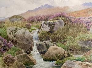 SPOONER LILLINGSTON G.B. Percy 1850-1932,Moorland Stream,David Lay GB 2022-07-14