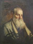 SPOTKOVSKY Karoly 1858-1936,Man with Tallit,Matsa IL 2013-09-10