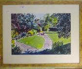 SPOTTISWOOD Shirley,Garden Scene,Rowley Fine Art Auctioneers GB 2017-04-08