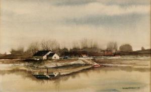 SPRADLEY Wayne 1937,River Landscape,Gray's Auctioneers US 2012-06-27