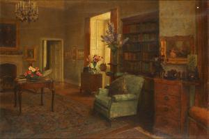 SPRAGUE Edith 1800-1900,An elegant interior,Bonhams GB 2014-12-03