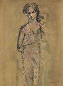 SPREAFICO Leonardo 1907-1974,Studio per figura,Meeting Art IT 2023-10-18