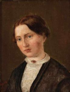 SPRENGEL Theodor Albert 1832-1900,Bildnis Dorothea Sophie Brandes,Kastern DE 2017-06-17