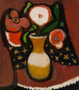 SPRINCHORN Carl 1887-1971,Flowers Against a Winter Sky,Barridoff Auctions US 2024-04-13