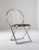 SPRINGER KARL 1931-1991,"X-base" chair,1980,Phillips, De Pury & Luxembourg US 2010-12-17