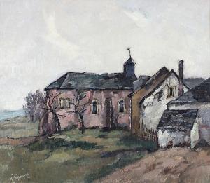 SPRUNG Hanns 1884-1948,deut. Landschafts,Engel DE 2021-09-18
