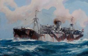 SPURLING Jack 1871-1933,P. & O. Steamship 'Soudan',1918,William Doyle US 2022-03-02
