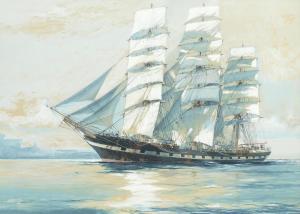 SPURLING Jack 1871-1933,The clipper ship Euphrosyne,1930,Bonhams GB 2019-10-29