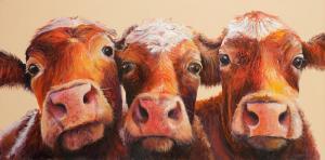 SPURRIER Jackie,Study of three cows faces,Duke & Son GB 2017-04-12