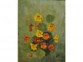 SQUIBBS E.M,Still life of nasturtiums,Andrew Smith and Son GB 2011-09-13