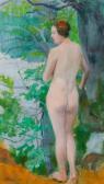 STÖHR Ernst 1860-1917,Bathing woman,1911,im Kinsky Auktionshaus AT 2019-02-26