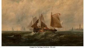 ST.JOHNS David 1800,Ships in a Harbor,19th Century,Heritage US 2018-06-08