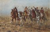 STAACKMANN Heinz Maria 1852-1940,A gathering of Arab horsemen,Christie's GB 2003-09-18