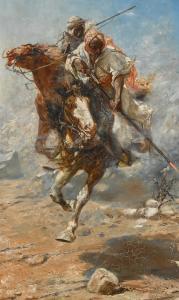 STAACKMANN Heinz Maria 1852-1940,The Charge,Sotheby's GB 2023-10-24