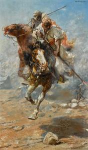 STAACKMANN Heinz Maria 1852-1940,The Charge,Sotheby's GB 2024-04-10