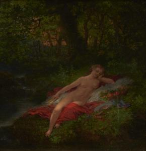 STAAL Gustave P 1817-1882,Evening Repose,Shapiro AU 2020-08-09
