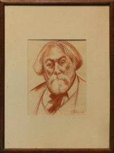 STACKPOLE Ralph W. 1885-1973,Drawing of C.E.S.W.,,Clars Auction Gallery US 2020-09-12