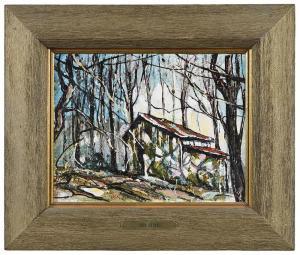 Stacks William Leon 1928-1991,Winter Sun Near Pisgah Boundary,Brunk Auctions US 2021-09-09