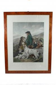 STACPOOLE Frederick 1813-1907,Coppia di stampe con cani da caccia,1870,Dams Casa d'Aste 2023-02-01