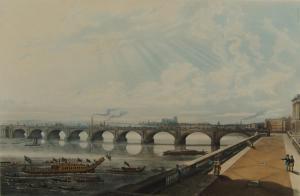 STADLER Joseph Constantine,View of Waterloo Bridge from the east end of Somer,Rosebery's 2022-08-18