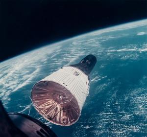 Stafford Thomas 1930,Gemini 7 orbits the Earth,1965,Skinner US 2017-11-02