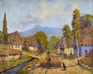 STAFL Otakar 1884-1945,Bača s ovcami,Soga SK 2011-12-06
