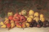 STAHI Constantin Daniel 1844-1920,Natură statică cu fructe,Artmark RO 2013-05-15