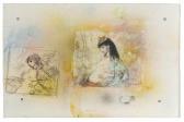 STAHL Benjamin Albert 1910-1987,Nude female study,1984,John Moran Auctioneers US 2020-06-24