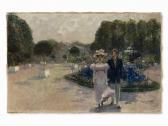 STAHL Friedrich 1863-1940,Couple in Sunny Park,1900,Auctionata DE 2016-04-19
