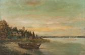 STAHL Heinrich 1880,Landscape with a Rowboat,Hindman US 2021-11-11