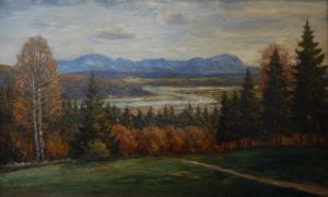 STAHL Heinrich 1880,River landscape,1922,Golding Young & Mawer GB 2016-11-23