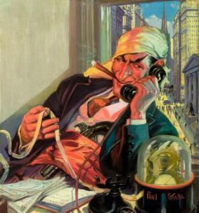 STAHR Paul C 1883-1953,The Pirate of Wall Street, Argosy cover,1931,Heritage US 2009-10-27